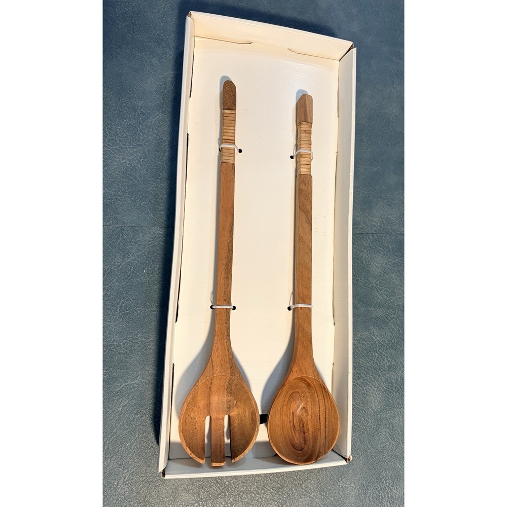 Hearth & Hand With Magnolia Wooden Salad Scoops - 2-pieces - NWOT